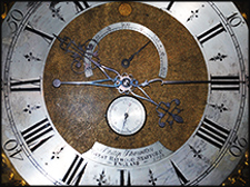 WAI Grandfather Clock A closeup image of the WAI grandfather clock.